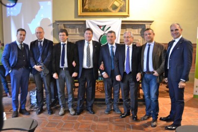 I protagonisti della sessione pubblica dell'Assemblea di ANCO questa mattina a Siena.jpg