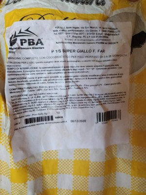 Mangime Pulcini.jpeg (110.97 KiB) Osservato 1013 volte Mangime Pulcini.jpeg