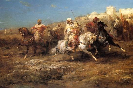 Adolf Schreyer _ Arab Horsemen.jpg Adolf Schreyer _ Arab Horsemen.jpg
