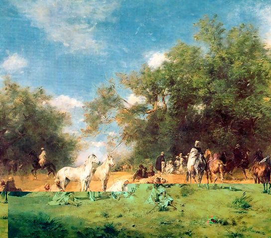 Eugene Fromentin _ Arab Horsemen Resting.jpg Eugene Fromentin _ Arab Horsemen Resting.jpg