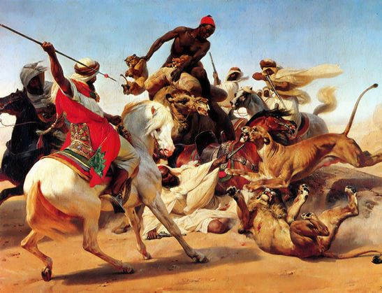 Horace Vernet _ The Lion Hunt.jpg Horace Vernet _ The Lion Hunt.jpg