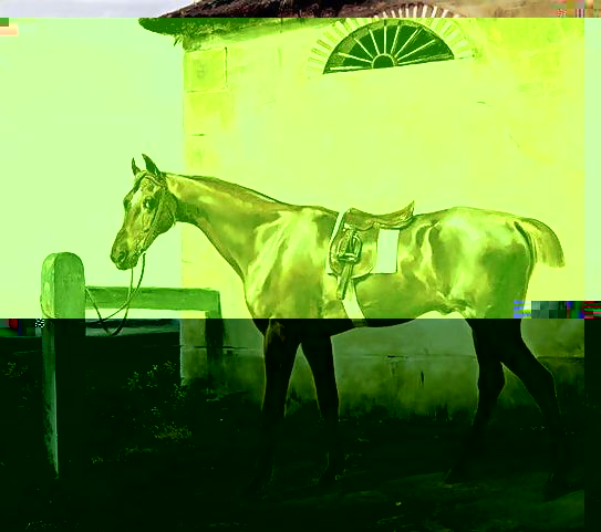 Horace Vernet _ A Saddled Race Horse Tied to a Fence 1828.jpg Horace Vernet _ A Saddled Race Horse Tied to a Fence 1828.jpg