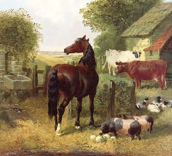 John Frederick Herring Snr _ A Horse, Pigs, Cows & Ducks.jpg John Frederick Herring Snr _ A Horse, Pigs, Cows & Ducks.jpg