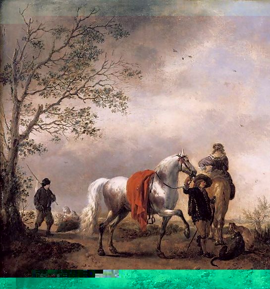 Philips Wouwerman _ Cavalier Holding A Dappled Grey Horse.jpg Philips Wouwerman _ Cavalier Holding A Dappled Grey Horse.jpg