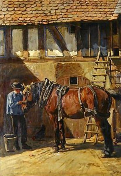 Karl Gottlieb Lenz _ Farmer with Horse.jpg Karl Gottlieb Lenz _ Farmer with Horse.jpg