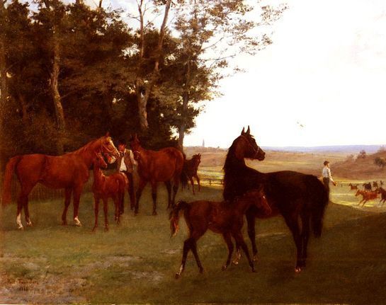 Paul Tavernier _ Chevaux Dans La Campagne (Horses in the Countryside).jpg Paul Tavernier _ Chevaux Dans La Campagne (Horses in the Countryside).jpg