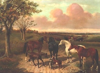 John Frederick Herring, Jnr. _ Horses Cattle & Goats.jpg