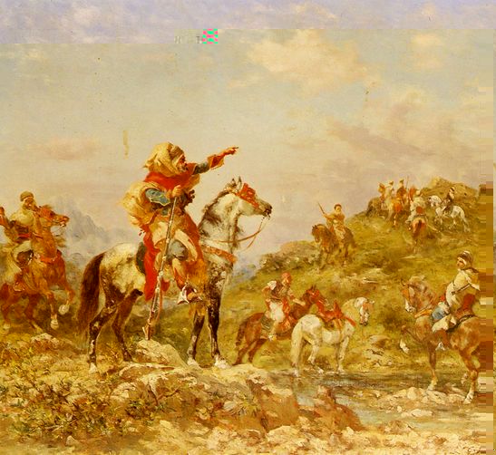 Georges Washington _ Arab Warriors on Horseback.jpg