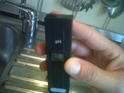 Rilevazione del ph del Roquefort al nono giorno dalla produzione (spero si legga il valore). / R21.JPG R21.JPG