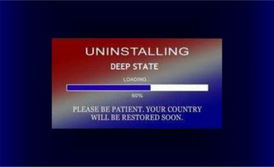 Uninstalling Deep State. Please be patient. Your country will be restored soon. #1ab.jpg (33.87 KiB) Osservato 511 volte Uninstalling Deep State. Please be patient. Your country will be restored soon. #1ab.jpg