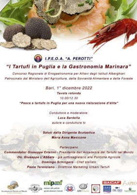 I TARTUFI IN PUGLIA E LA GASTRONOMIA MARINARA_TAVOLA ROTONDA.jpg (101.1 KiB) Osservato 478 volte I TARTUFI IN PUGLIA E LA GASTRONOMIA MARINARA_TAVOLA ROTONDA.jpg