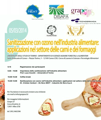 Cuneo - locandina seminario Sanitizzazione con l’ozono nell’industria alimentare applicazioni nel settore delle carni e formaggi.jpg (220.62 KiB) Osservato 663 volte Cuneo - locandina seminario Sanitizzazione con l’ozono nell’industria alimentare applicazioni nel settore delle carni e formaggi.jpg