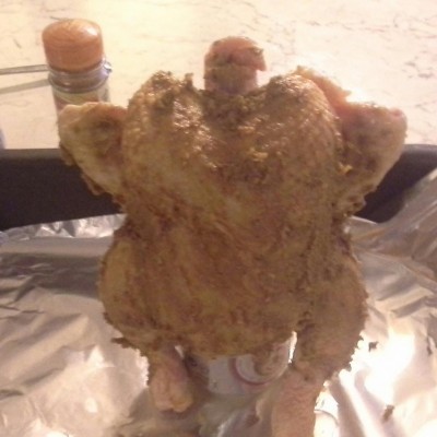 Spero si veda / Can beer chicken.jpg Can beer chicken.jpg